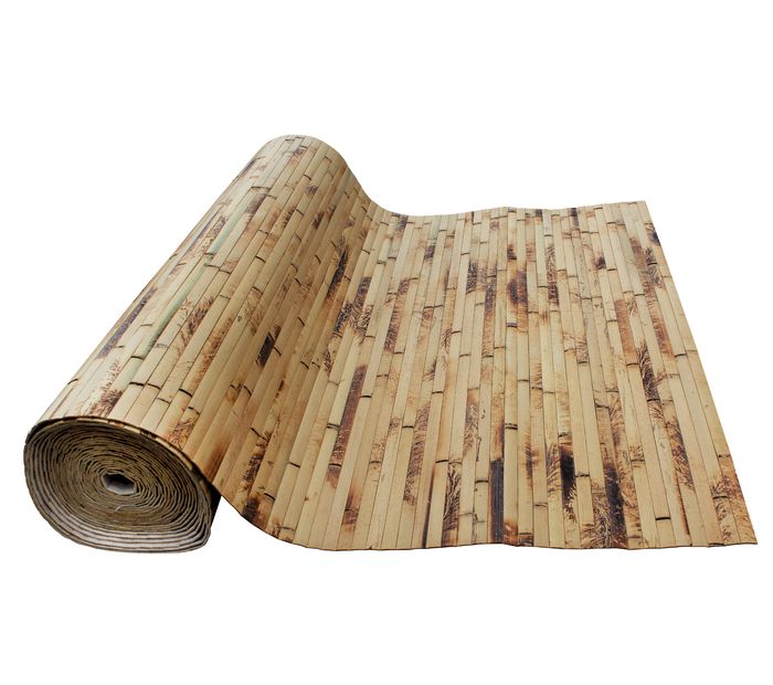 Бамбуковые обои, желтая черепаха, ламель 17мм, ширина 15 м.